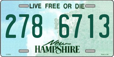 NH license plate 2786713