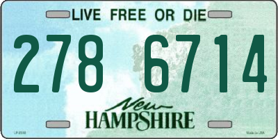 NH license plate 2786714