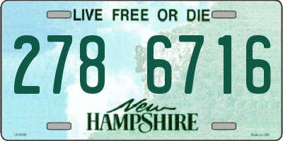 NH license plate 2786716