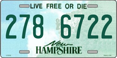 NH license plate 2786722