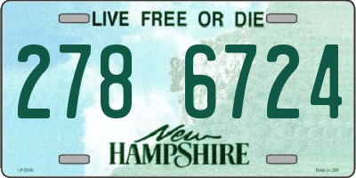 NH license plate 2786724