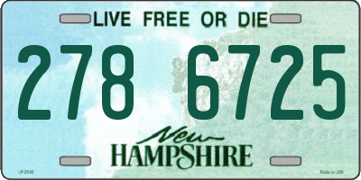 NH license plate 2786725