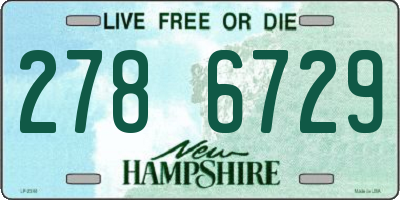 NH license plate 2786729