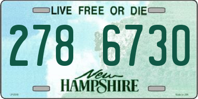 NH license plate 2786730