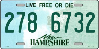 NH license plate 2786732