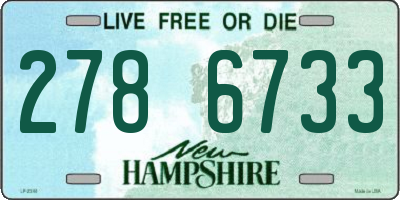 NH license plate 2786733