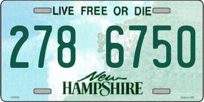 NH license plate 2786750