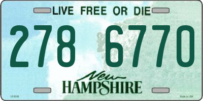 NH license plate 2786770