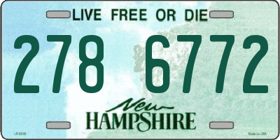 NH license plate 2786772