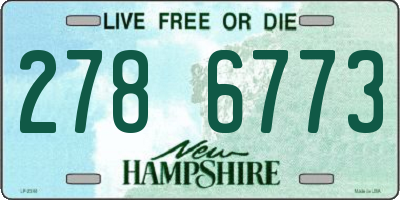 NH license plate 2786773
