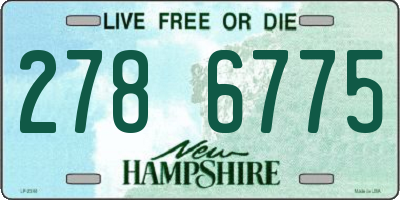 NH license plate 2786775