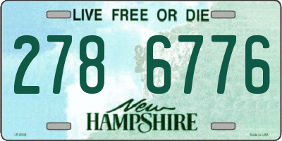 NH license plate 2786776
