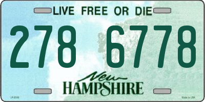 NH license plate 2786778