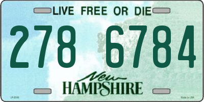 NH license plate 2786784