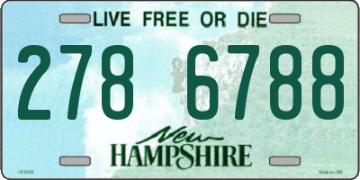 NH license plate 2786788