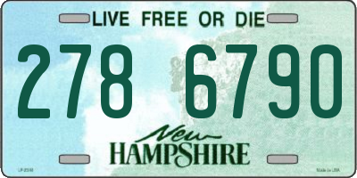 NH license plate 2786790