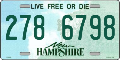 NH license plate 2786798