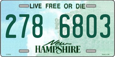 NH license plate 2786803