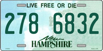 NH license plate 2786832