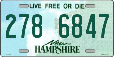 NH license plate 2786847