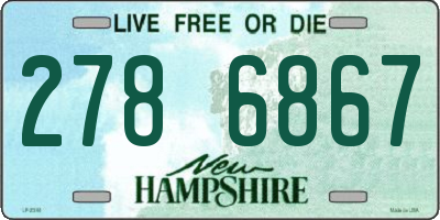 NH license plate 2786867