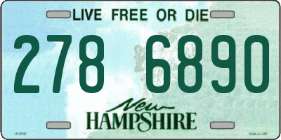 NH license plate 2786890