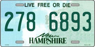 NH license plate 2786893