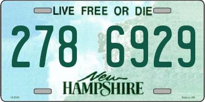 NH license plate 2786929