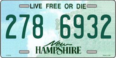 NH license plate 2786932