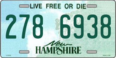 NH license plate 2786938