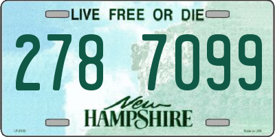 NH license plate 2787099