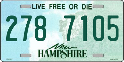 NH license plate 2787105