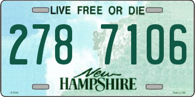 NH license plate 2787106