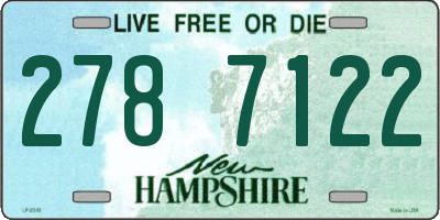 NH license plate 2787122