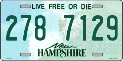 NH license plate 2787129