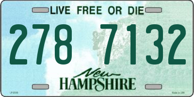 NH license plate 2787132