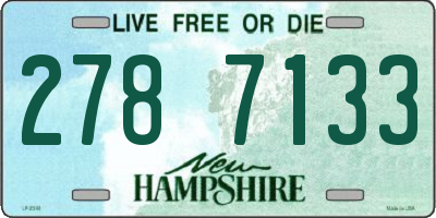 NH license plate 2787133