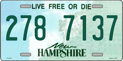 NH license plate 2787137