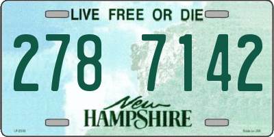 NH license plate 2787142