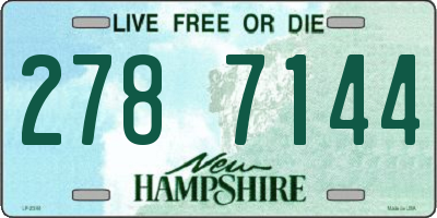 NH license plate 2787144