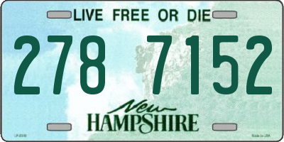 NH license plate 2787152
