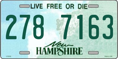 NH license plate 2787163