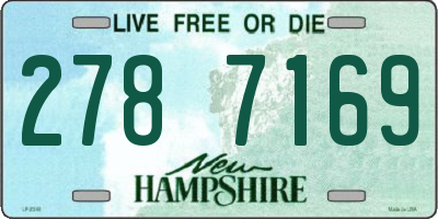 NH license plate 2787169