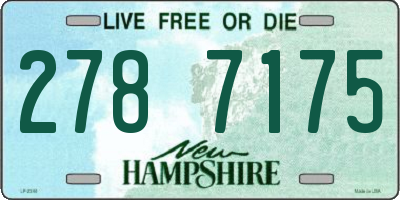 NH license plate 2787175