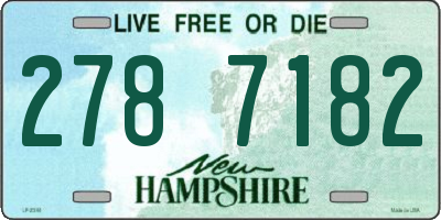 NH license plate 2787182