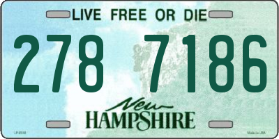 NH license plate 2787186