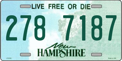 NH license plate 2787187
