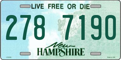 NH license plate 2787190