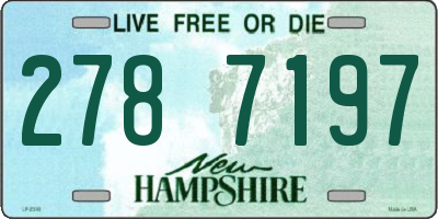 NH license plate 2787197