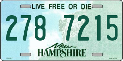NH license plate 2787215